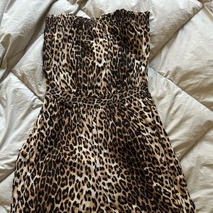 Forever 21 Cheetah print jumpsuit